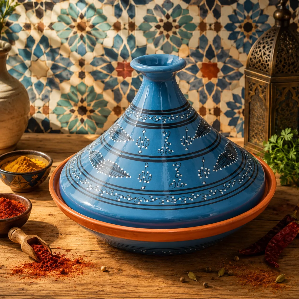 Tajine traditionnel artisanal