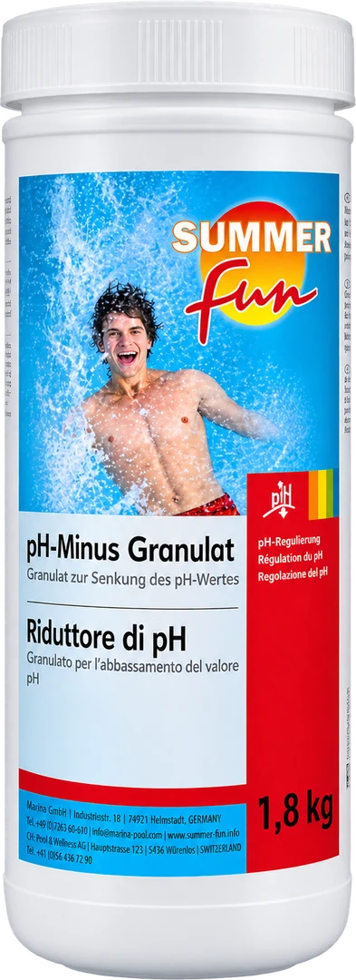 Granulés pH-Minus 1,8 kg – Réducteur de pH piscine