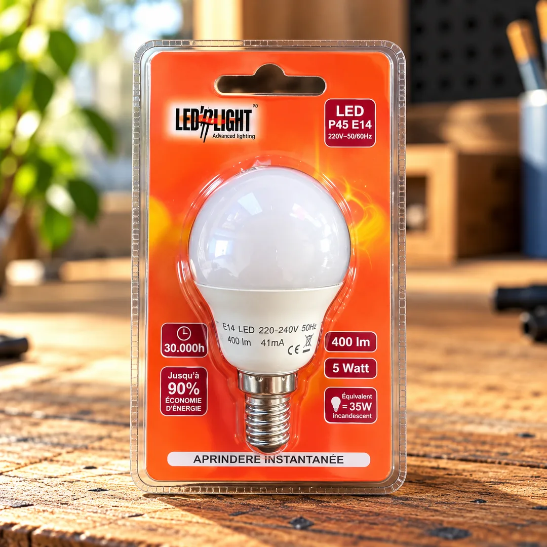 Ampoule LED type P45-E14