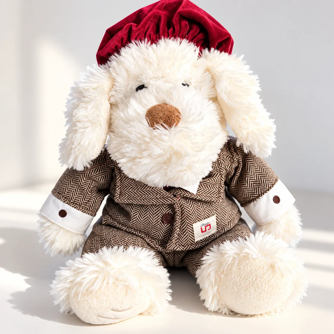 Peluche Chien Bohème