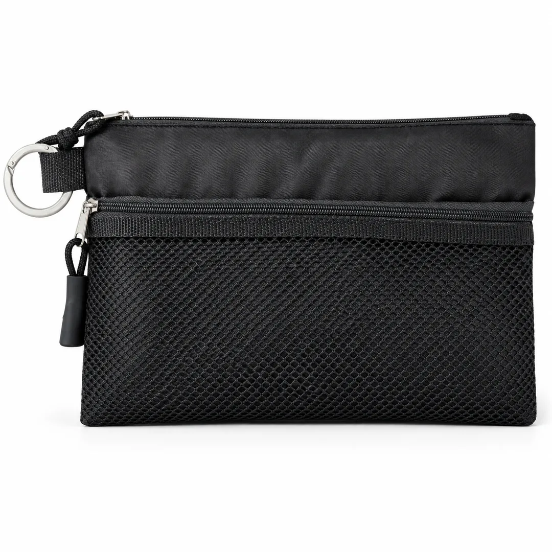 Pochette trousse de voyage zippée